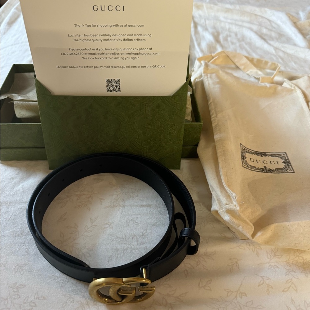Gucci Marmont Belt size 80